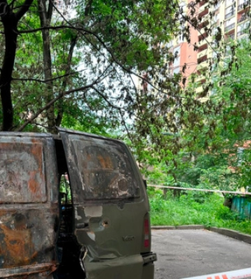 У Києві затримали чоловіка, який підпалив автомобіль військового