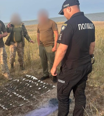 У національному парку «Тузлівські лимани» в Білгород-Дністровському районі викрили браконьєрів