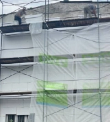 Центр Сваляви прикрасять патріотичним муралом. ФОТО Центр Сваляви прикрасять патріотичним муралом. ФОТО