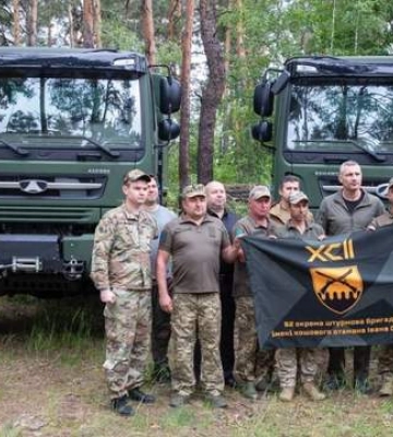 Кличко: 112 бригада получила 2400 БпЛА от громады столицы, а 92 бригада - 5 грузовиков