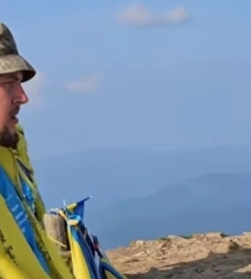 Молодий ветеран з Волині, який втратив ногу, підкорив Говерлу