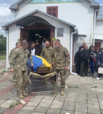 Понад півтора року вважався зниклим безвісти: на Волині попрощалися з Василем Корінецьким 