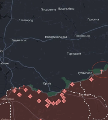 Оккупанты продвинулись в Малиновке в Запорожской области – DeepState (карта)