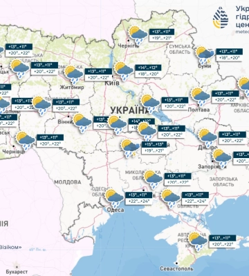 Погода на 14 июня в Украине: доставайте зонтики на выходные