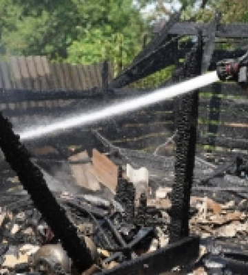 В одному із сіл Ізмаїльського району сталося займання надвірної споруди