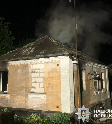 Поліція Київщини розпочала розслідування за фактом загибелі літньої жінки під час пожежі