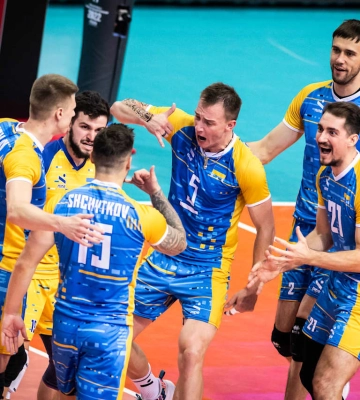 Сборная Украины одолела Кубу в Лиге наций по волейболу
