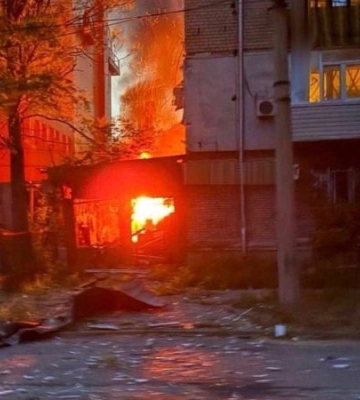 Росіяни обстріляли Запоріжжя, у місті пожежі