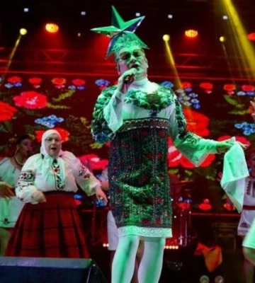 Сердючка викликала хвилю критики через пісні російською на концерті у Києві