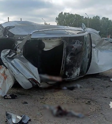 У Полтаві автомобіль в&#039;їхав у парковку, постраждали п’ятеро людей