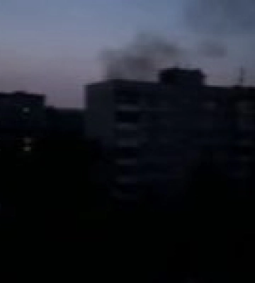 Ракетний удар по житловому кварталу в Запоріжжі