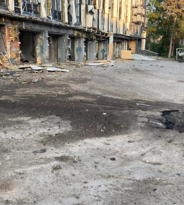 Минулої ночі ворог ударив чотирма безпілотниками по Ізюму