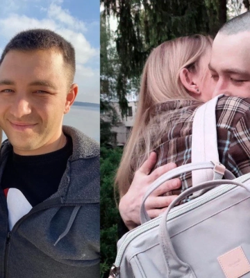 Морпіх із Херсонщини, який повернувся з російського полону, схуд на 30 кілограмів