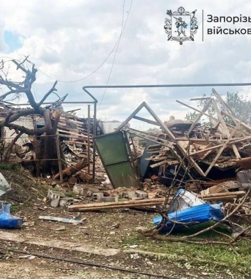 У Запорізькій області через російський удар поранений чоловік
