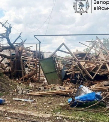 Росіяни минулої доби  завдали 426 ударів по Запорізькій області, поранений чоловік
