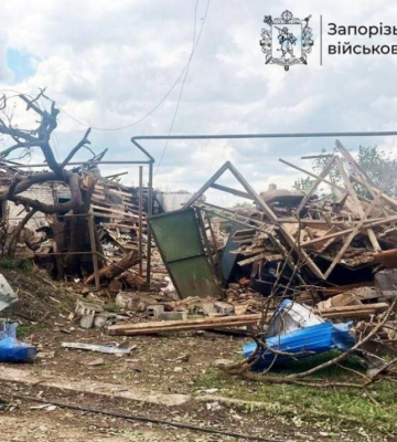Росія атакувала агропідприємство в Запорізькій області