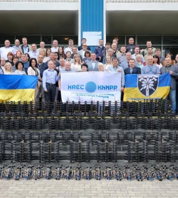 Працівники Хмельницької АЕС продовжують підтримку військових