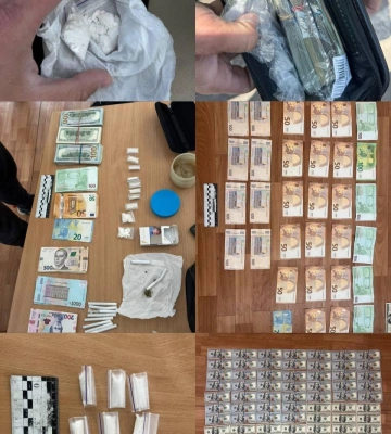 Небезпечна знахідка біля Корця: у водія виявили ймовірні наркотики та 30 тисяч доларів готівкою