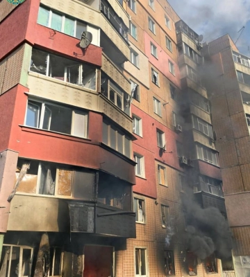 У Купʼянську могли загинути три людини через атаку рф на багатоповерхівку