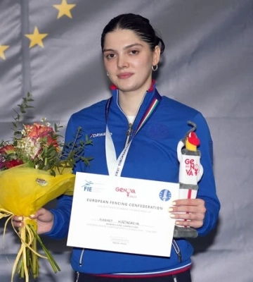 Членкиня російського військового клубу виграла чемпіонат Європи з фехтування