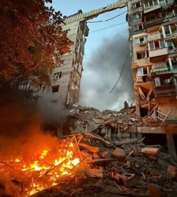 Є загроза обвалу конструкцій багатоповерхівки у Солом’янському районі Києва, - ДСНС