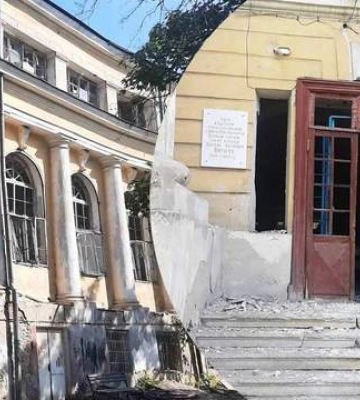 Одеська міська інфекційна лікарня постраждала внаслідок нічної атаки