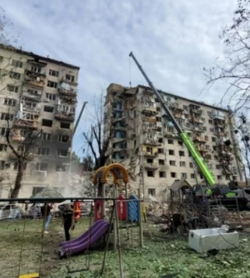 У Києві через російську атаку постраждали 99 людей,  з них 59 - госпіталізовані