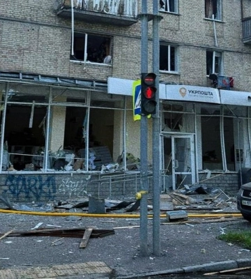 Росіяни знищили два відділення «Укрпошти» у Києві