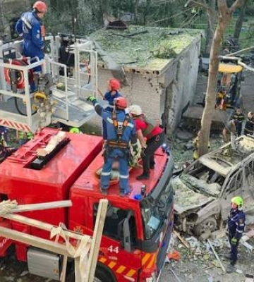 У Києві через російську атаку постраждали 99 людей,  з них 59 - госпіталізовані