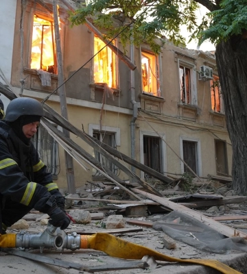 Одеська міська інфекційна лікарня постраждала внаслідок нічної атаки