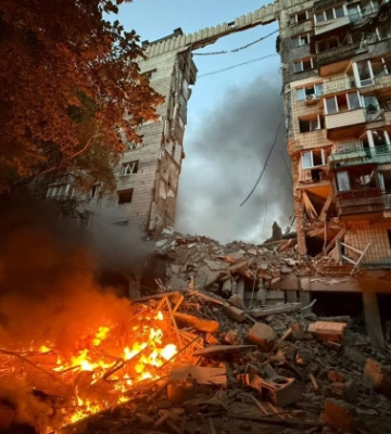 В Киеве более 1100 домов остались без света из-за массированного удара РФ — ДТЭК
