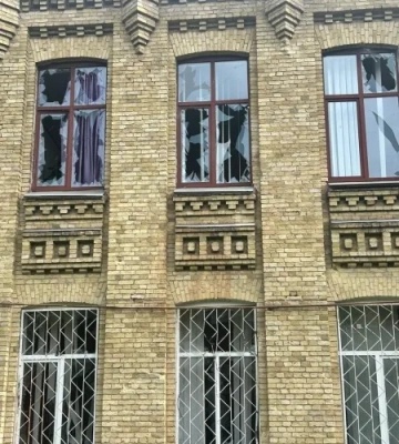 У Києві під час масованого обстрілу рф постраждали будівлі та споруди КПІ