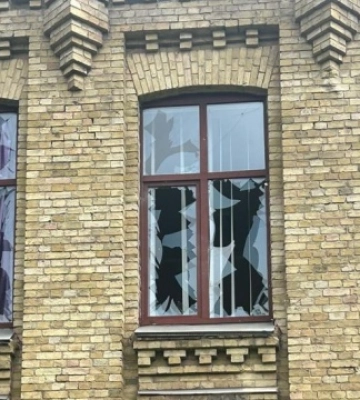 Під час російської атаки на столицю пошкоджені будівлі Київської політехніки