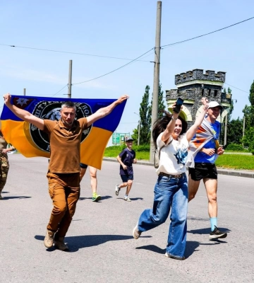 Поліцейські Рівненщини долучилися до міжнародного благодійного забігу на підтримку українських ветеранів
