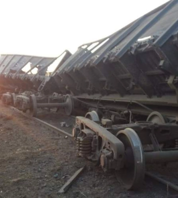 Російські шахеди атакували вагони з зерном на Київщині