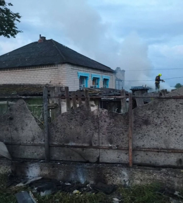 В ГСЧС рассказали о пожарах, которые начались из-за обстрелов Харьковщины