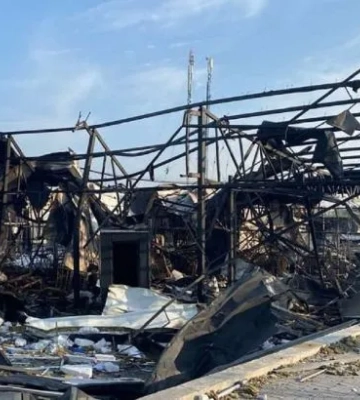 Внаслідок атаки дронами у Запоріжжі знищено відділення &quot;Нової пошти&quot;
