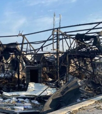 У Запоріжжі внаслідок атаки «Шахеда» зруйноване відділення «Нової пошти»