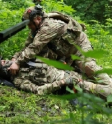 Рівненські гвардійці показали журналістам як готуються до фронту