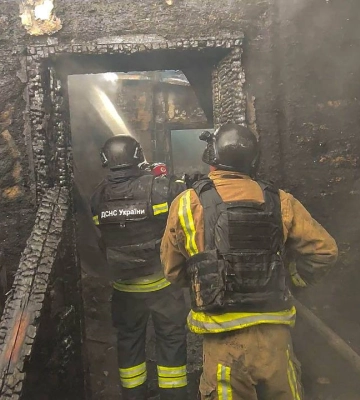 У Білопільській громаді пожежники гасили загоряння після ворожого удару