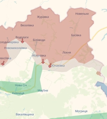 рашисти атакують по всьому периметру свого вклинення на прикордонні Сумщини