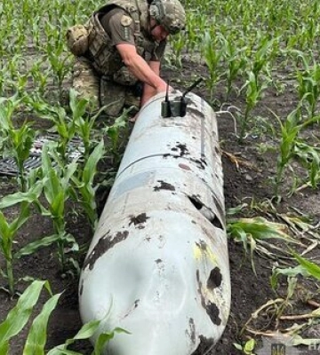 На Сумщині вибухотехніки поліції знешкодили бойову частину російської крилатої ракети