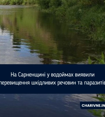 На Сарненщині у водоймах виявили перевищення шкідливих речовин та паразитів