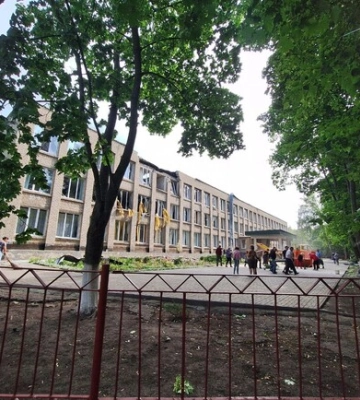 РФ ударила по лицею в Лозовой