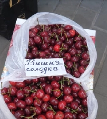 На ринку у Луцьку – аншлаг через ціни на вишні, черешні та сезонні ягоди (відео)