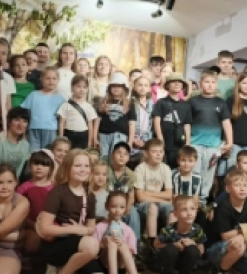 Сільський музей на Кіровоградщині відвідали діти військових. ФОТО