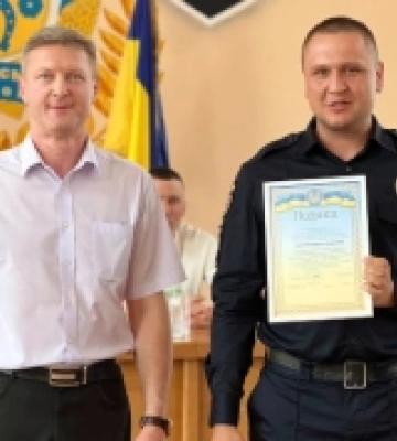 Троє дільничних офіцерів поліції з Любомльщини отримали відзнаки з нагоди професійного свята