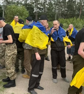З російського полону звільнили групу важкохворих українських захисників (ФОТО)