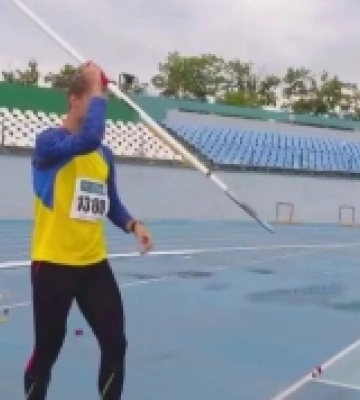 Метальник списа з Луцька здобув бронзу на Чемпіонаті України з легкої атлетики серед молоді