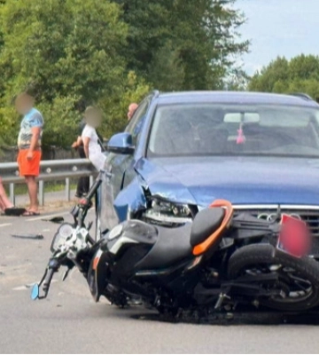 Неподалік Світязя - ДТП: травмувався 17-річний мотоцикліст